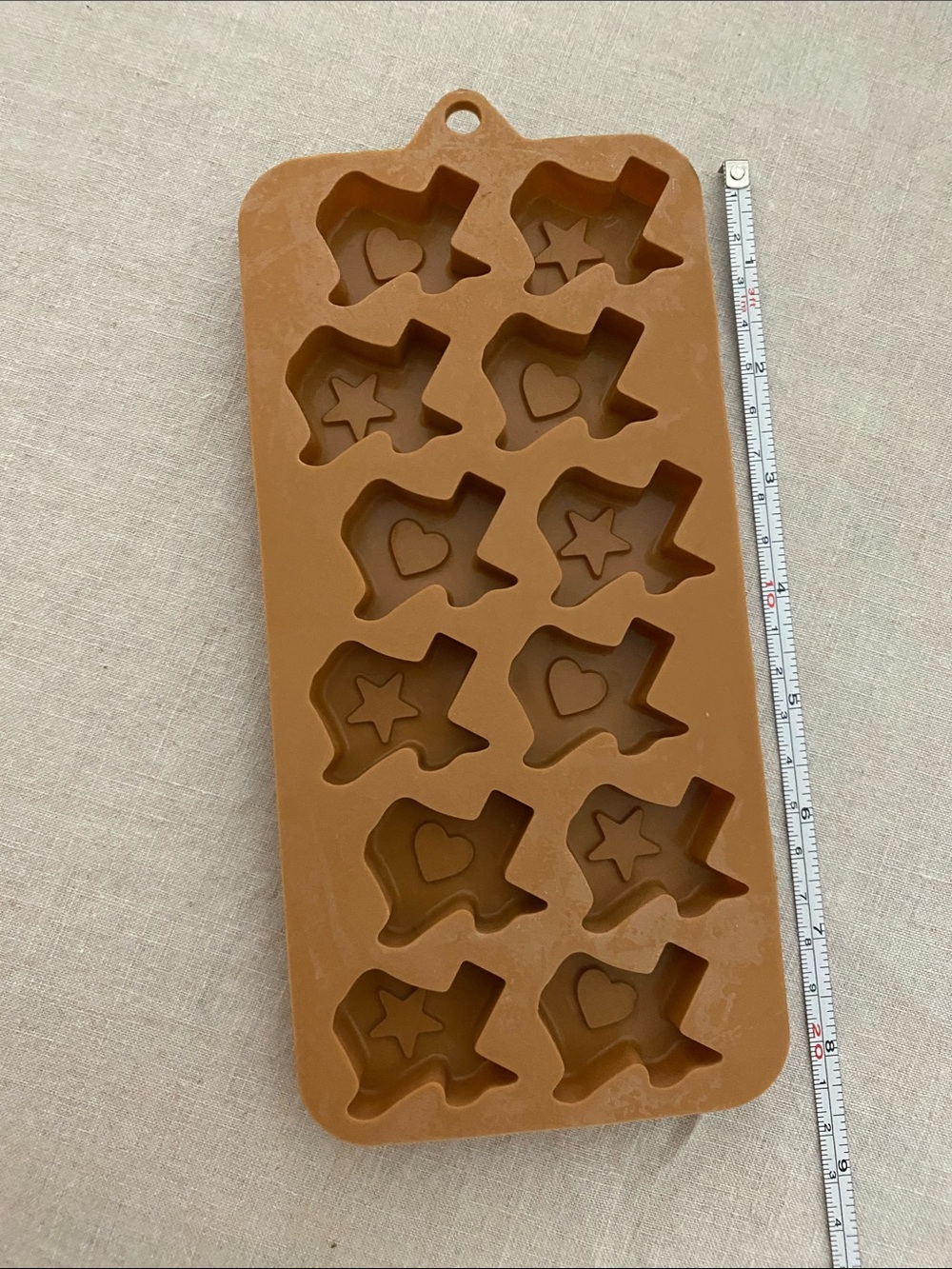 Texas-Shaped Silicone Mold Tray